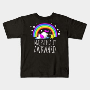 Majestically Awkward Unicorn for the Socially Awkward Kids T-Shirt